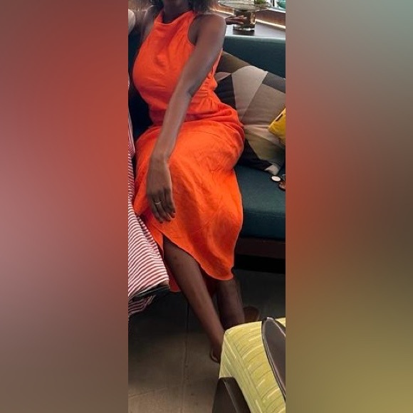 Reformation Cassette Linen Dress Size 2 - Picture 8 of 8